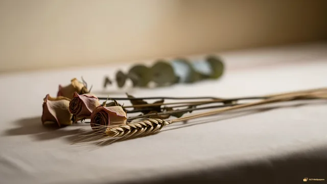 Dried Botanical Still Life — Dried flower arrangements 4K wallpaper