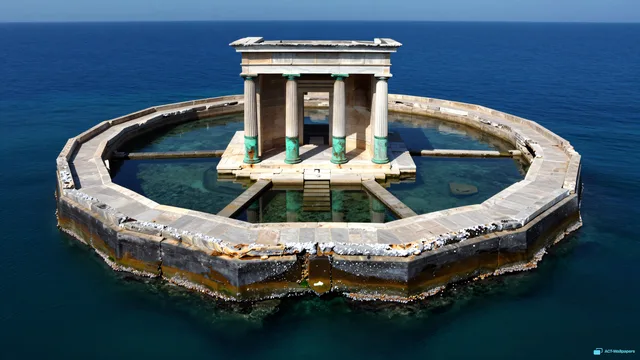 Carthaginian Sea Port — Kartaca limani 4K wallpaper