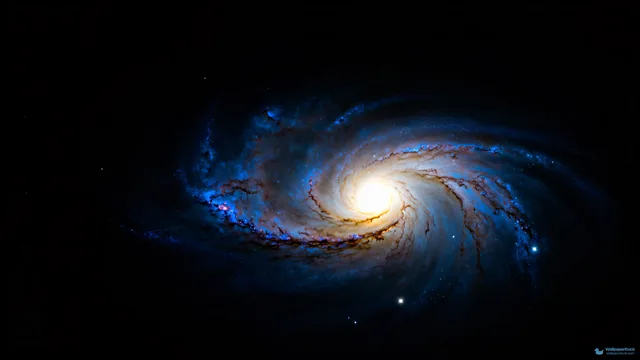 Galactic Core in Shadow — Cosmic & astrophotography 4K wallpaper