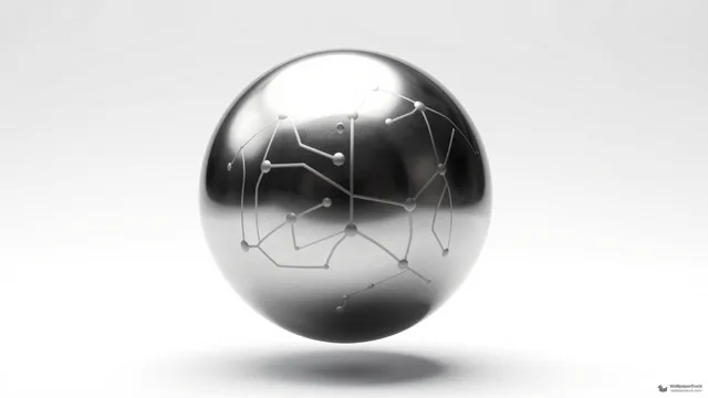 Mercury Neural Core — Liquid forms 4K wallpaper