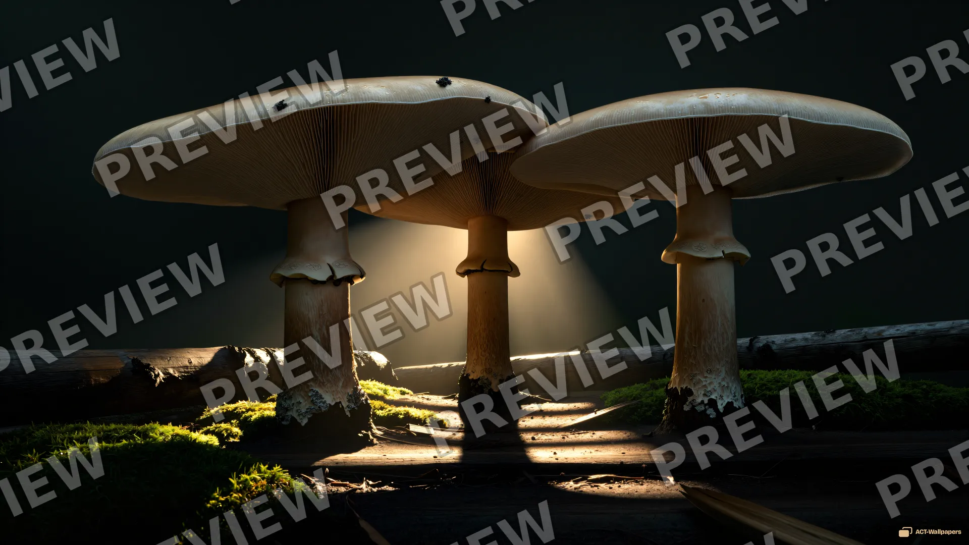 Fungal Cathedral Archway — Mushroom cathedral 4K wallpaper