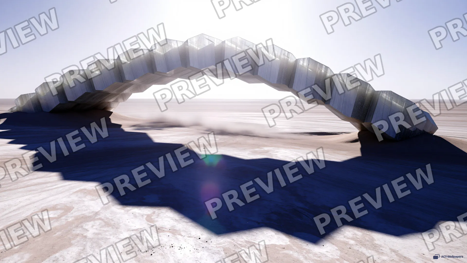 Quartz Archway Midday — Quartz desert 4K wallpaper