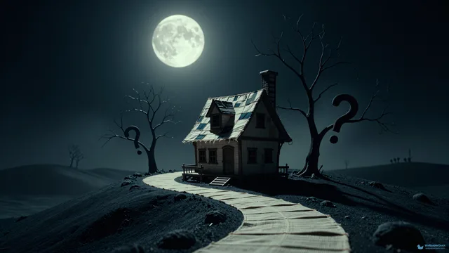 Spiral Hill Storybook — Gothic tale 4K wallpaper