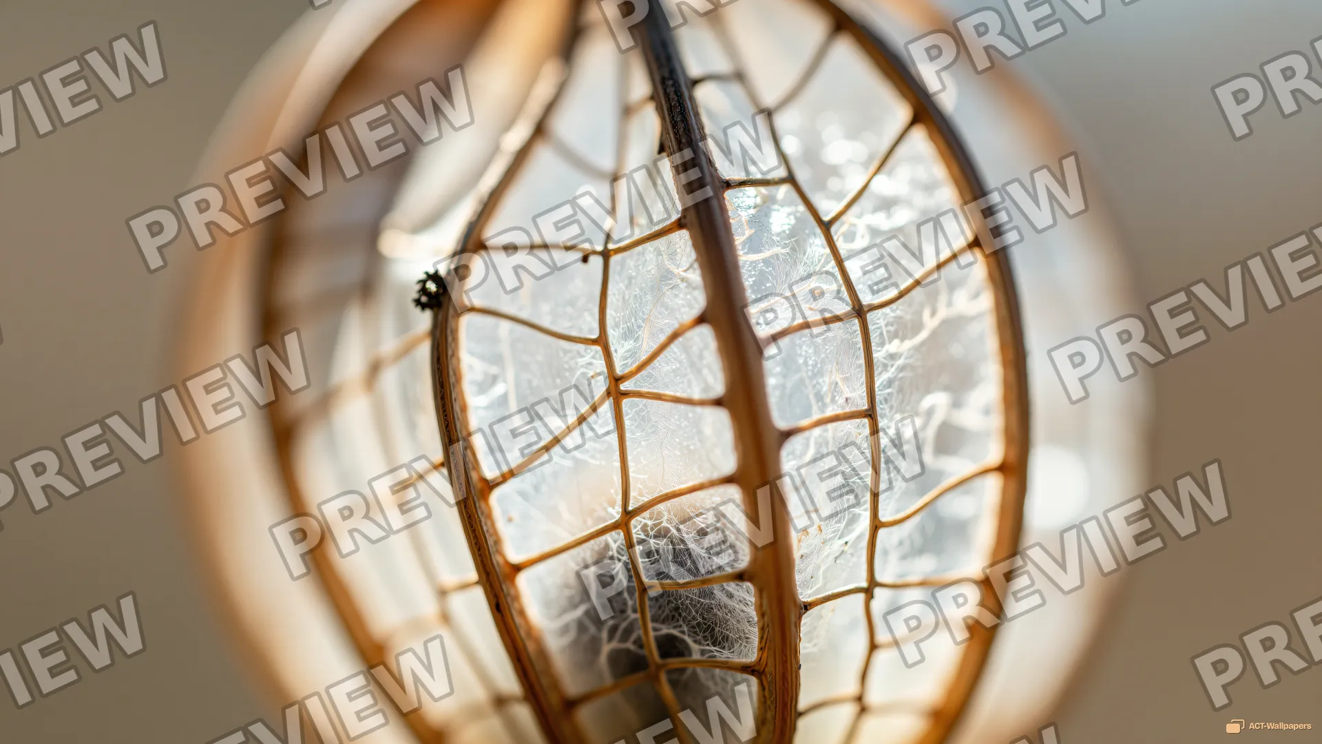 Translucent Seed Pod Macro — Dried botanicals 4K wallpaper