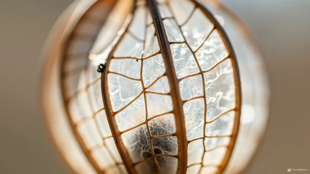 Translucent Seed Pod Macro — Dried botanicals 4K wallpaper