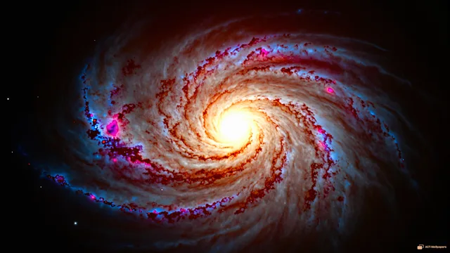 Galactic Core Dust — Cosmic & astrophotography 4K wallpaper