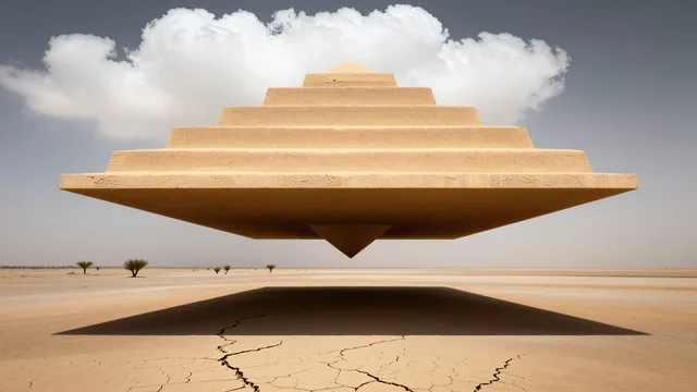 Inverted Ziggurat — Ters Ziggurat 4K wallpaper