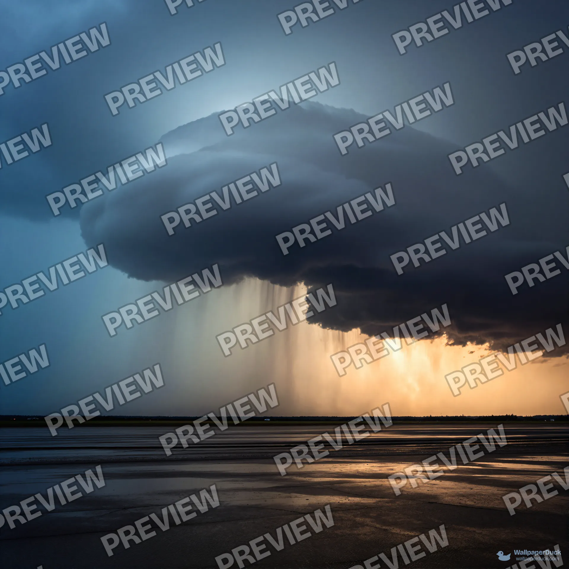 Supercell Light Shaft — Storm atmosphere 4K wallpaper