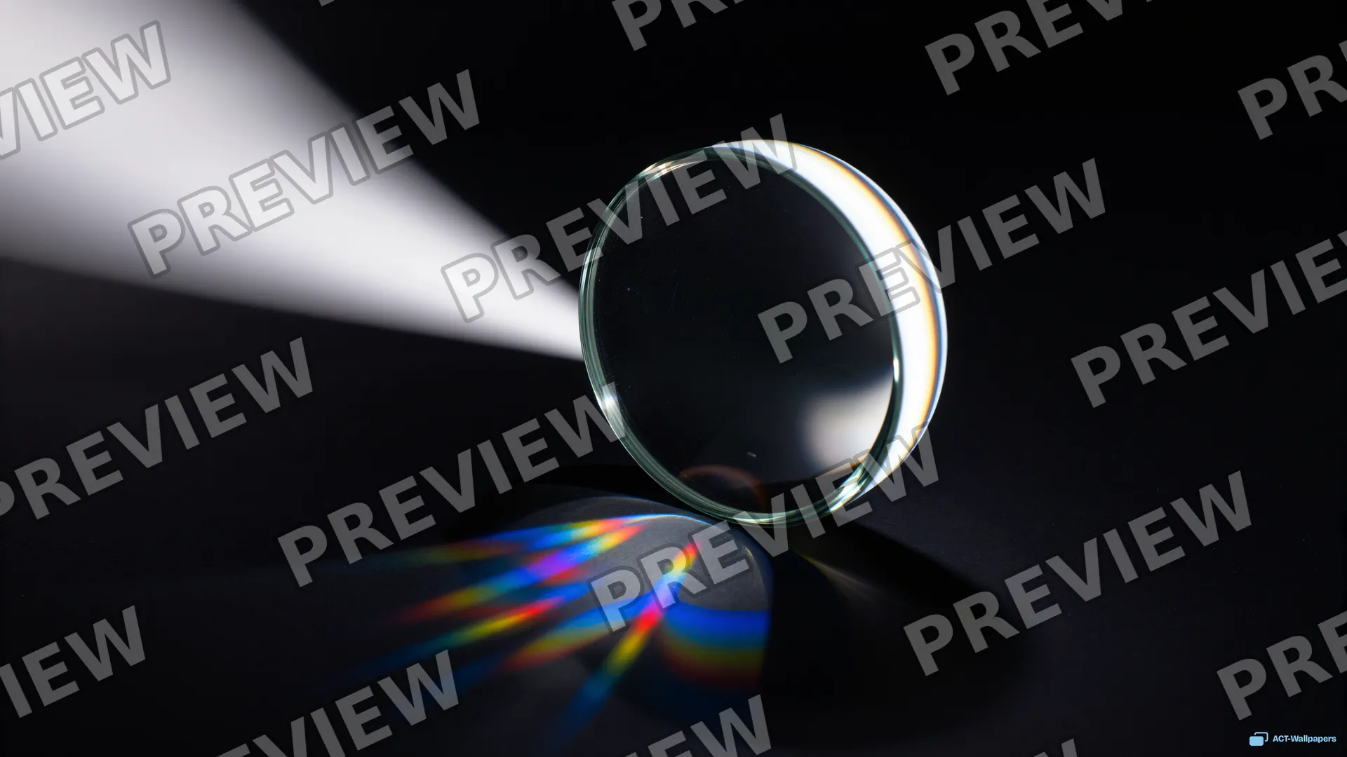 Meniscus Lens Caustics — Glass & light 4K wallpaper