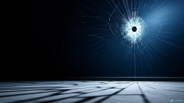 Frozen Shatter — Shattered glass 4K wallpaper