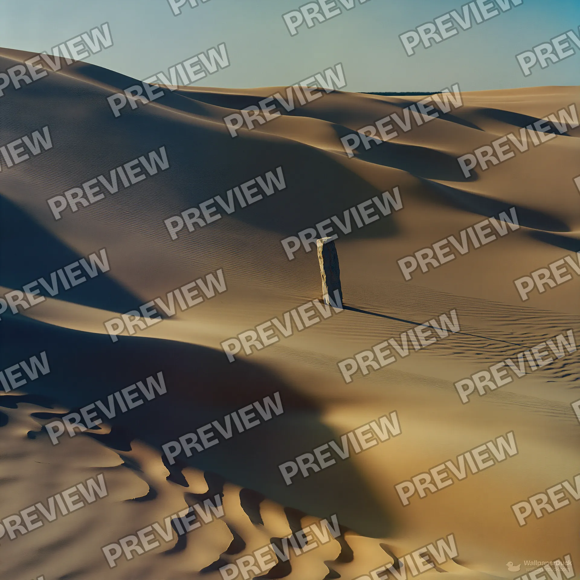 Dune Ridge Amber — Desert 4K wallpaper
