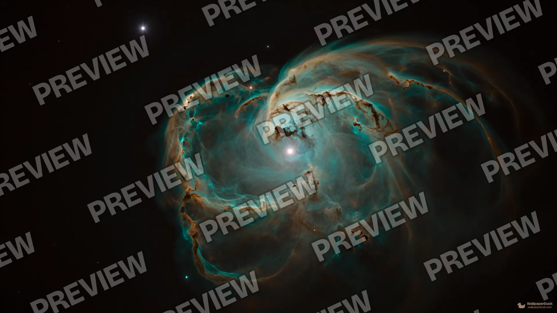 Muted Teal Shell — Cosmic & astrophotography 4K wallpaper