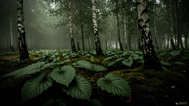Sage Forest Understory — Sage atmosphere 4K wallpaper