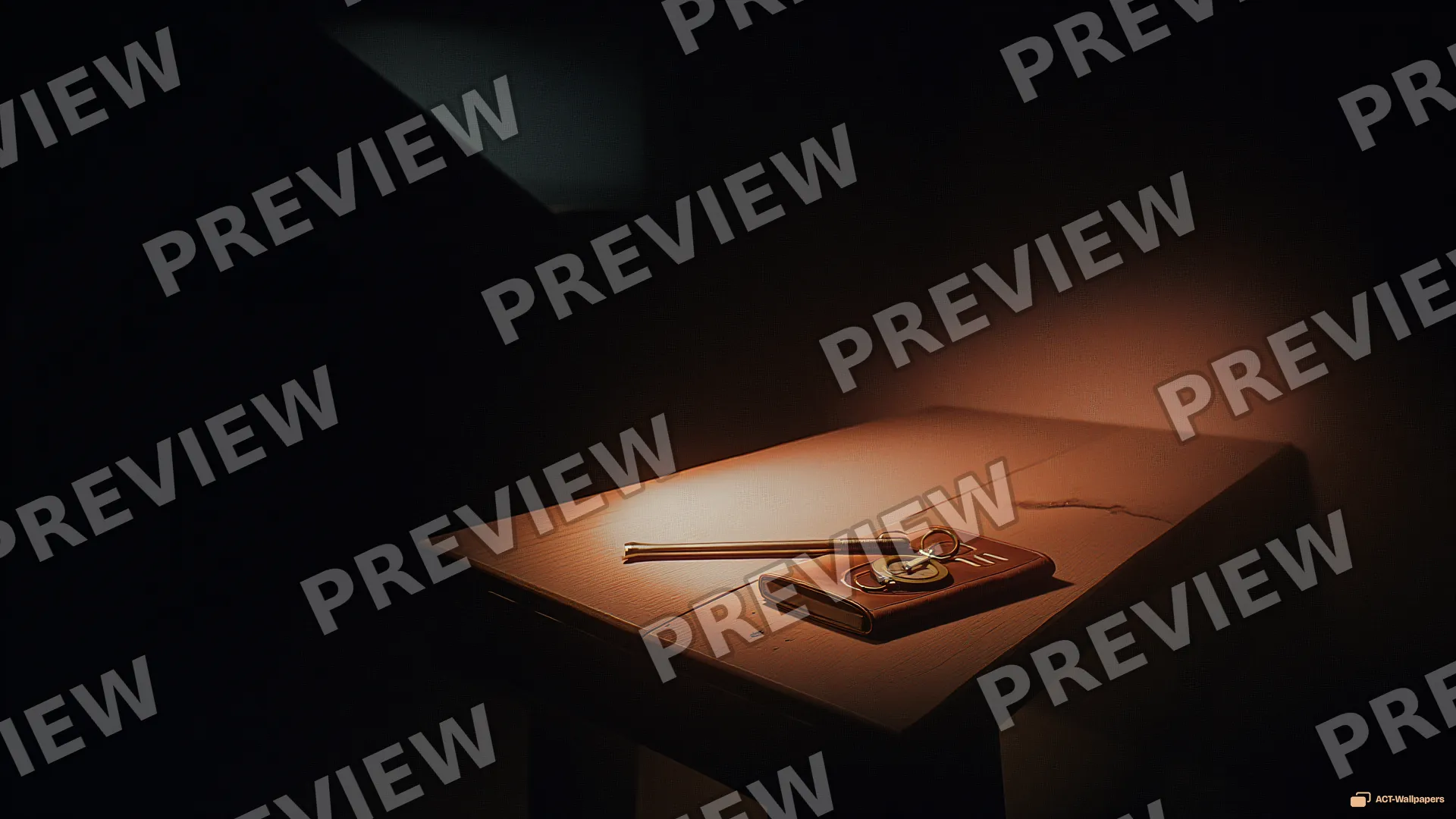 Attic Lantern Shadow — Dark interiors 4K wallpaper