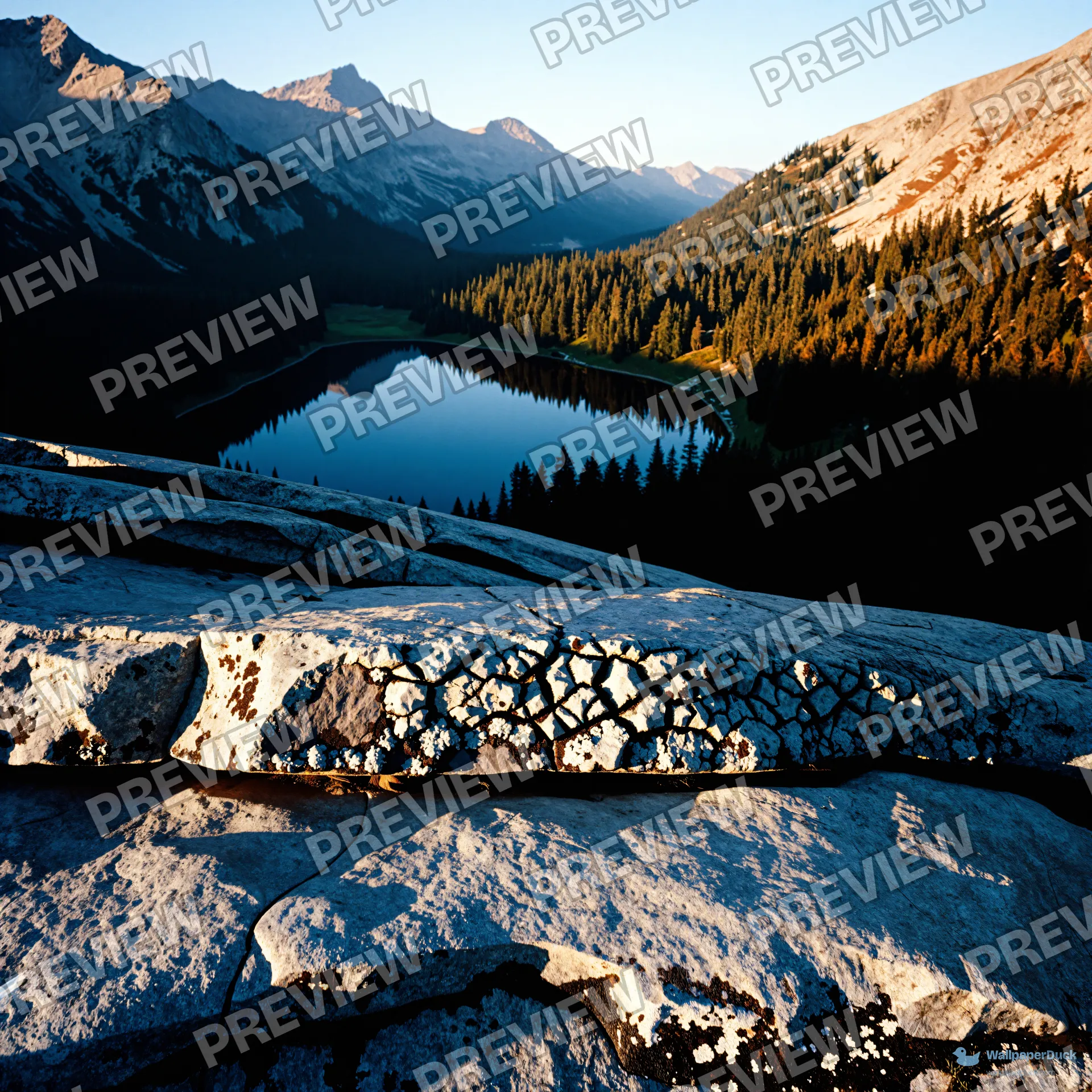 Alpine Basalt Reflection — Nature landscapes 4K wallpaper