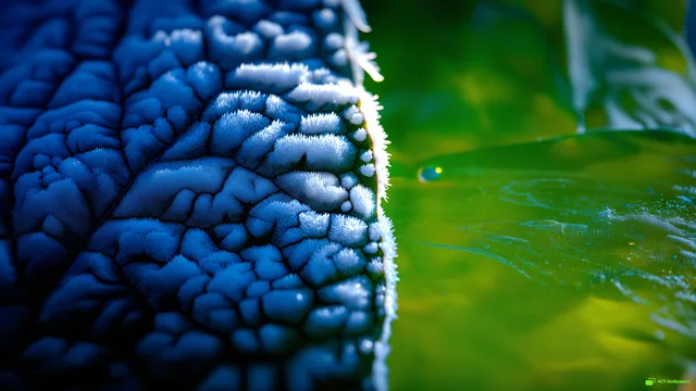 Split Season Leaf Macro — Split-season leaves 4K wallpaper