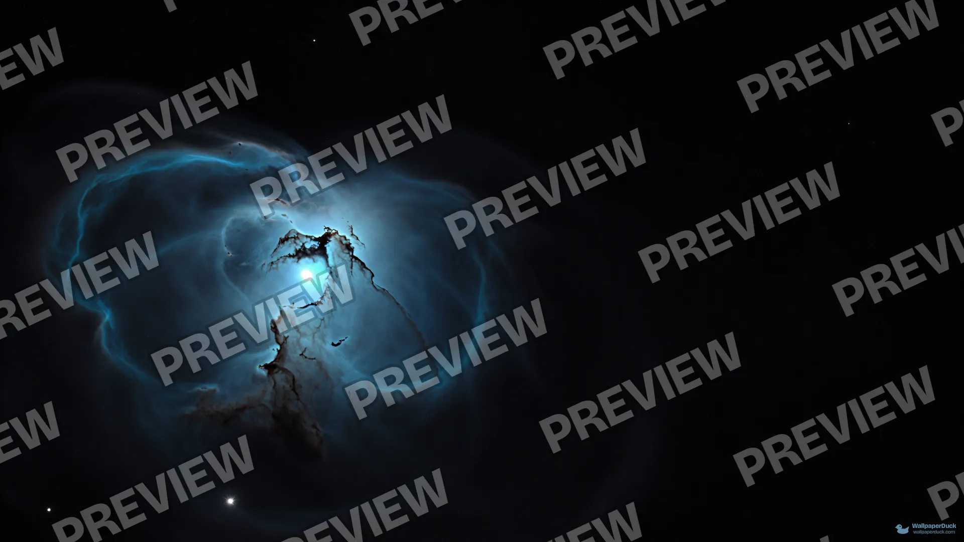 Solitary Reflection Nebula — Cosmic & astrophotography 4K wallpaper