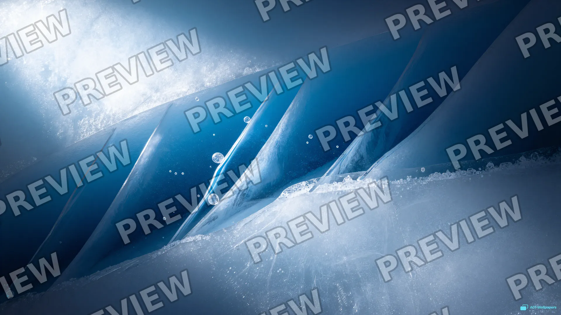 Glacial Lattice Macro — Ice macro 4K wallpaper