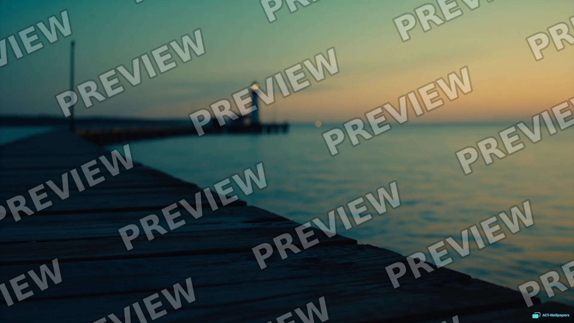 Harbor Dusk Grain — Analog cinema 4K wallpaper