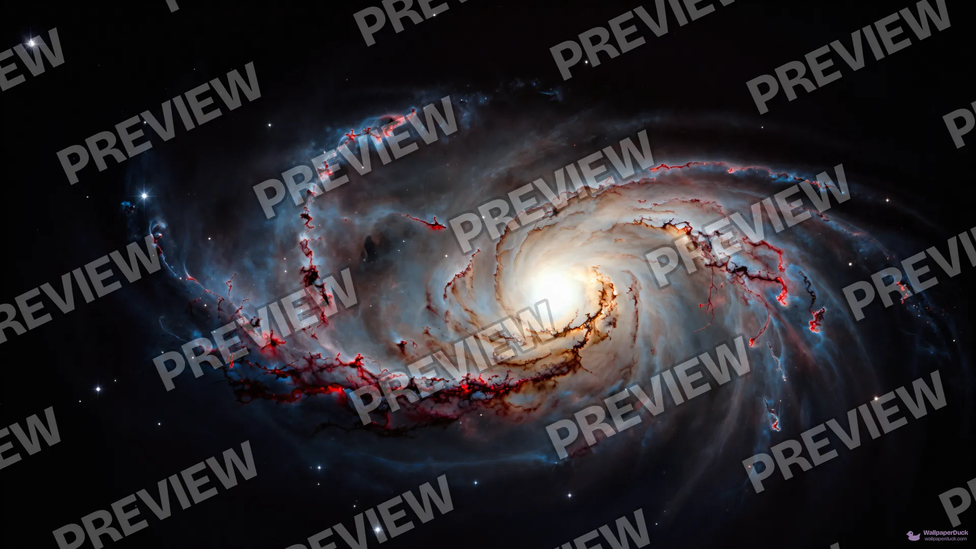 Elliptical Core Dust Void — Cosmic & astrophotography 4K wallpaper