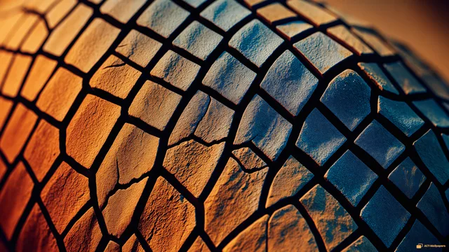 Reptile Shoulder Macro — Lizard scales 4K wallpaper