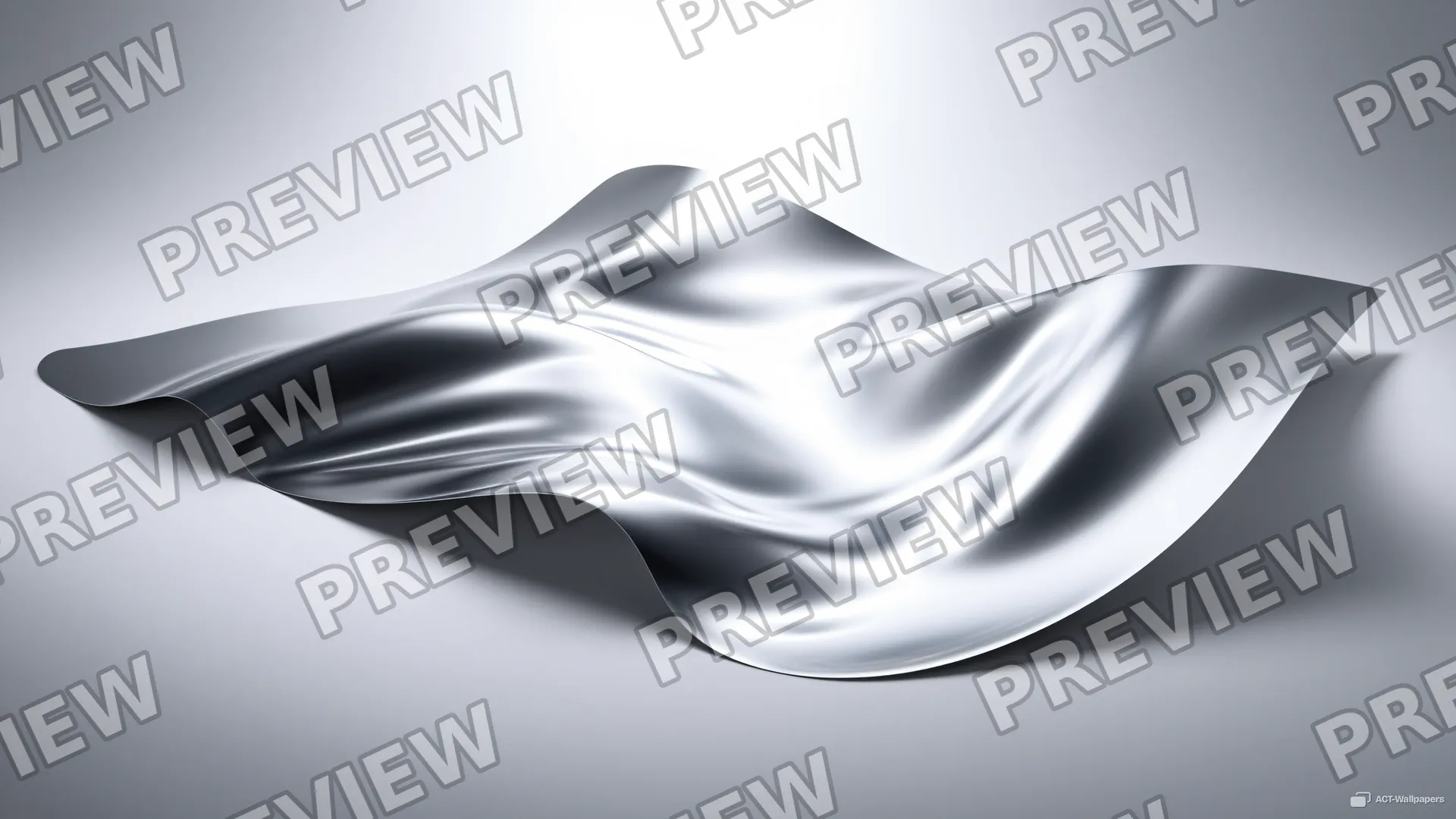 Tension in Silver — Chrome texture 4K wallpaper