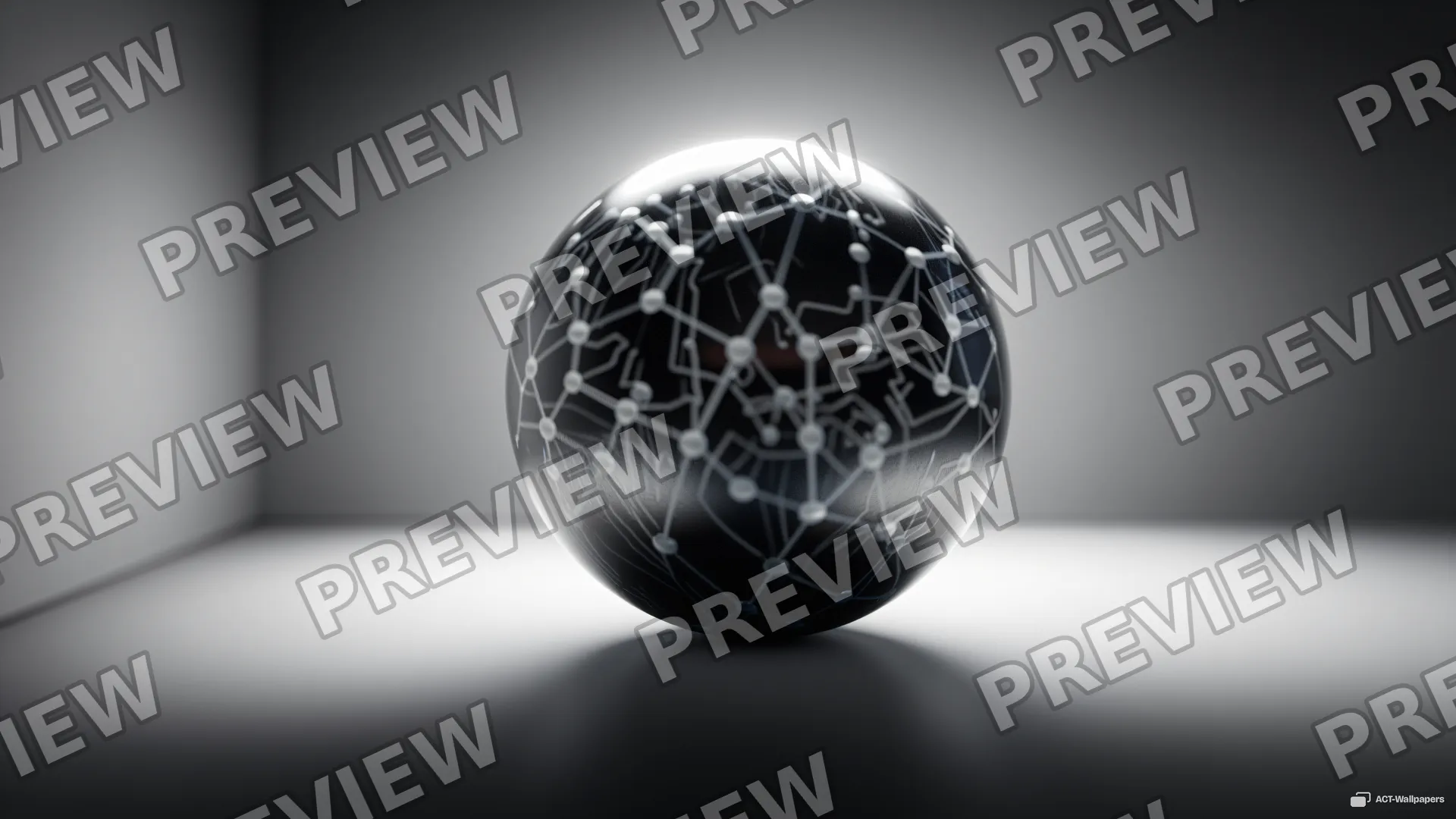 Mercury Neural Core — Liquid forms 4K wallpaper