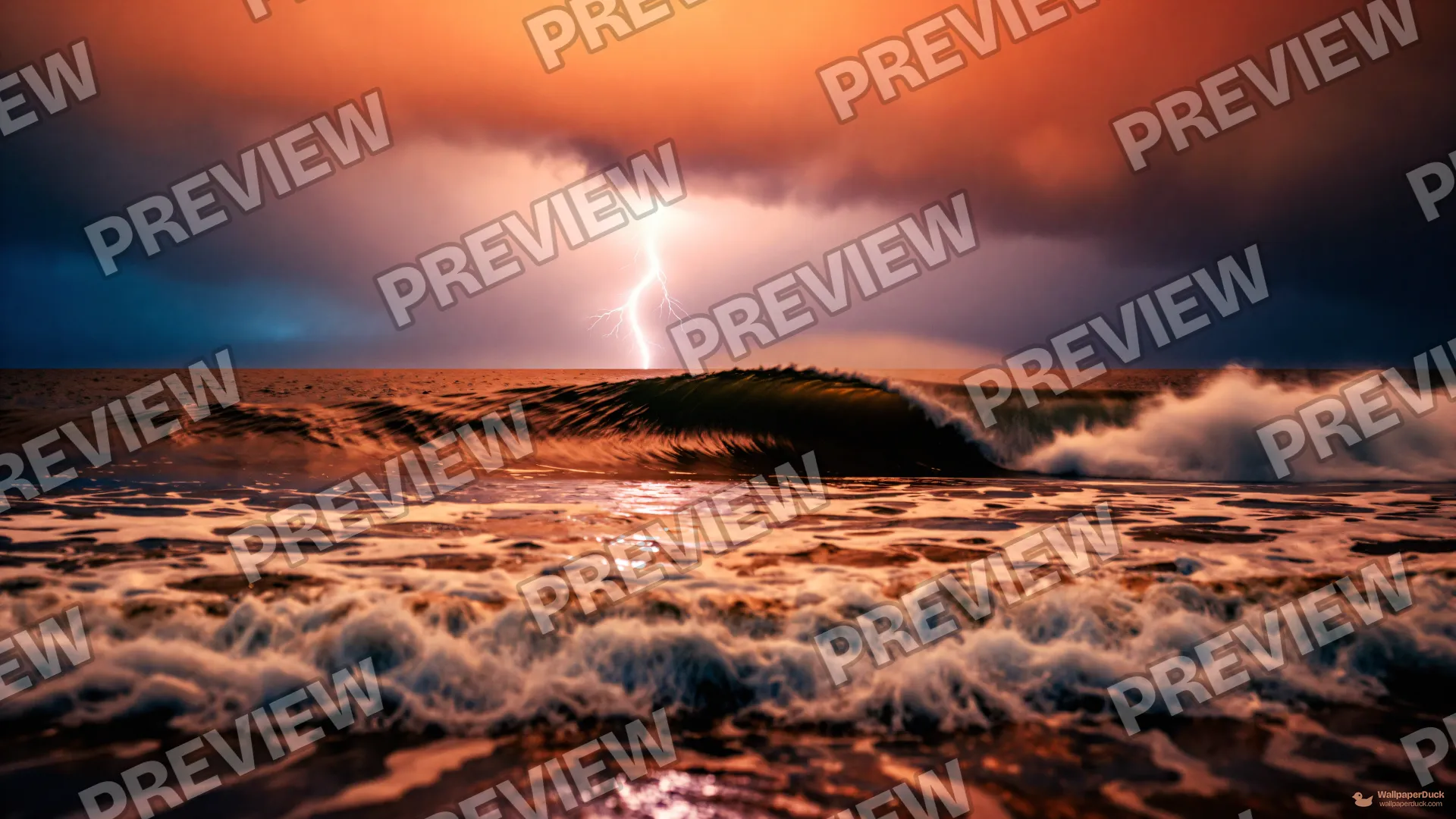 Storm Wave Maw — Nature landscapes 4K wallpaper