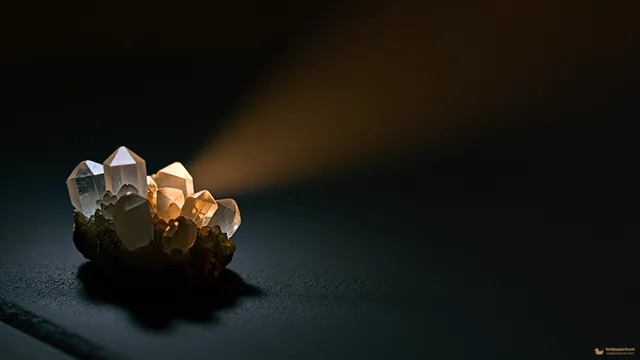 Fluorite Basalt Transmission — Crystals & minerals 4K wallpaper