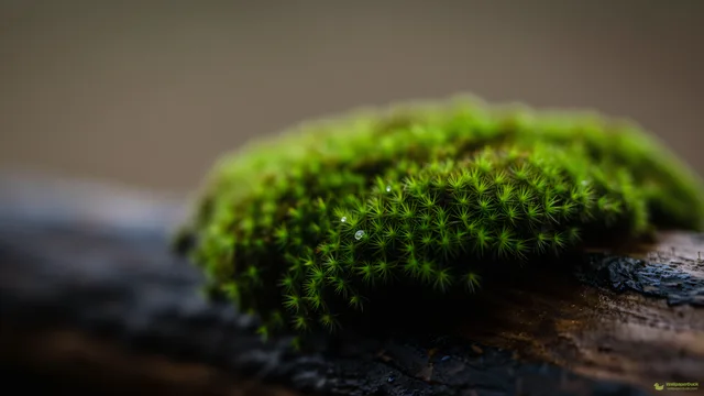 Moss Texture Macro — Botanical macro 4K wallpaper
