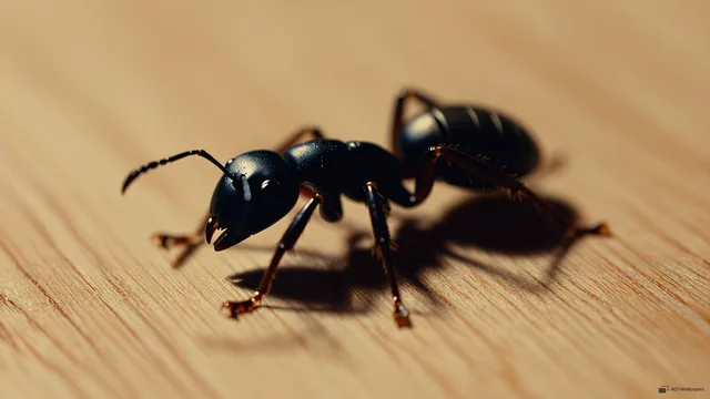 Timber Titan — Giant ant surface 4K wallpaper