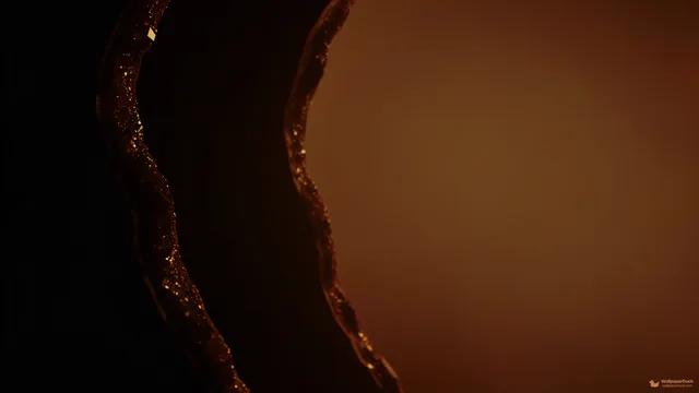 Obsidian Geode Interior — Abstract fluid 4K wallpaper