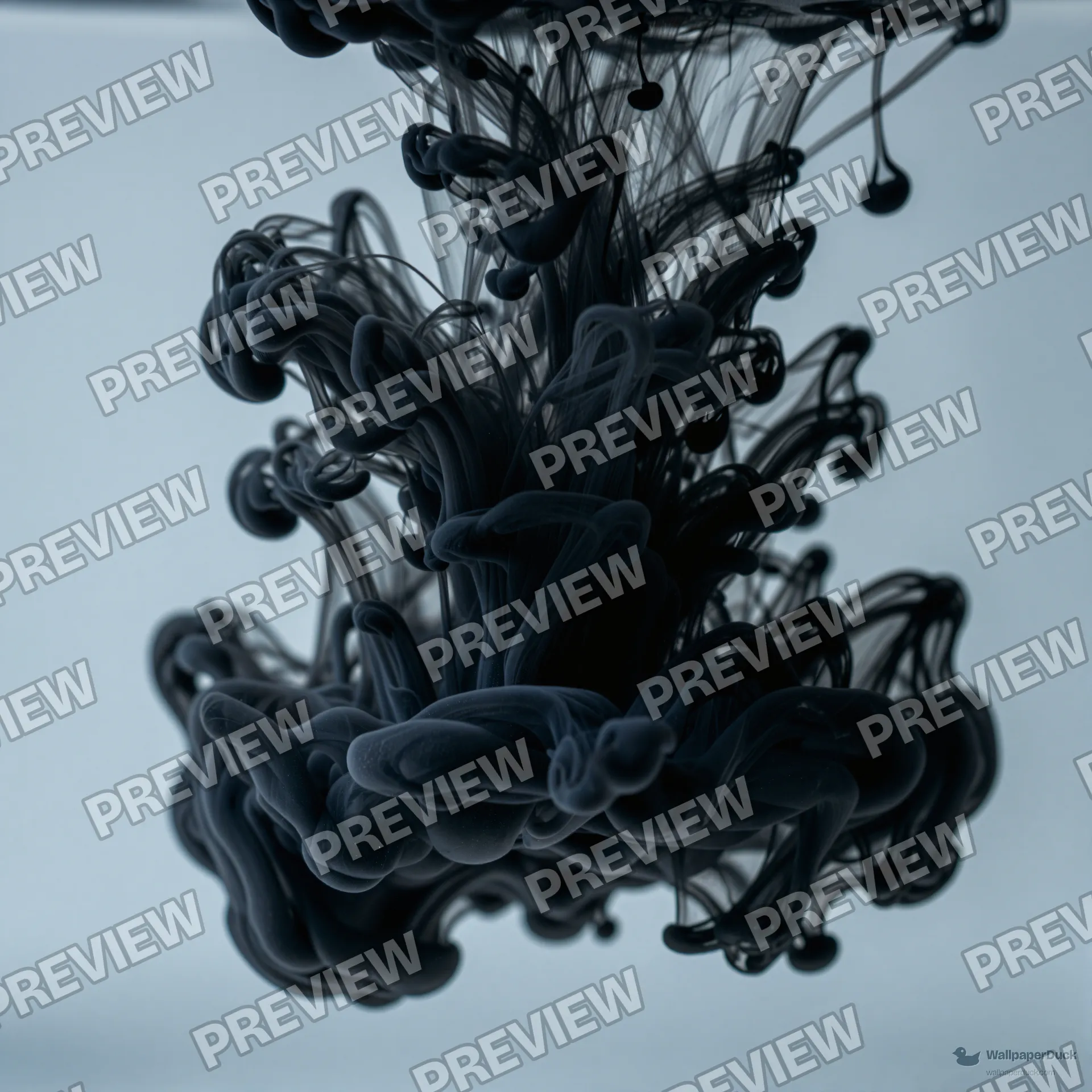 Ink Dispersion Macro — Abstract fluid 4K wallpaper