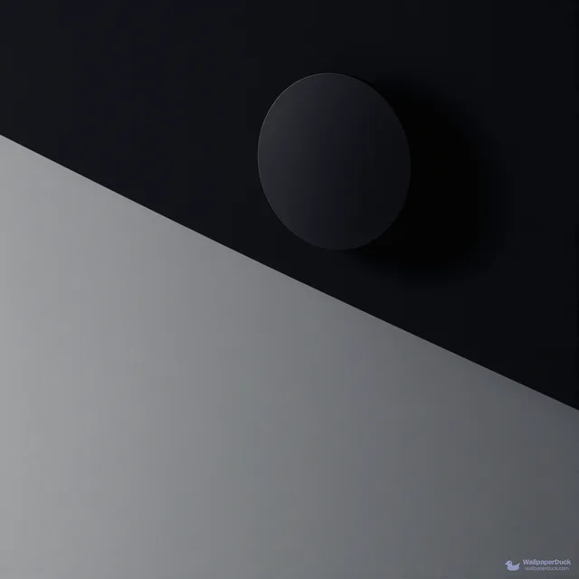 Monochrome Void Study — Minimal geometric 4K wallpaper