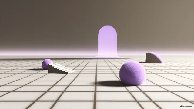 Liminal Grid Horizon — Liminal grid space 4K wallpaper