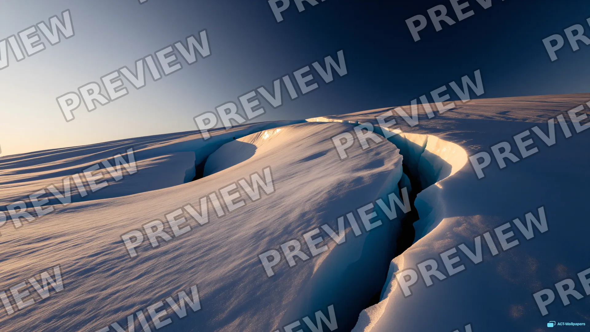 Glacial Crevasse Study — Polar ice 4K wallpaper