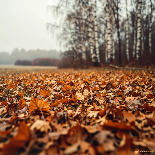 Autumn Understory Palette — Seasonal palette 4K wallpaper