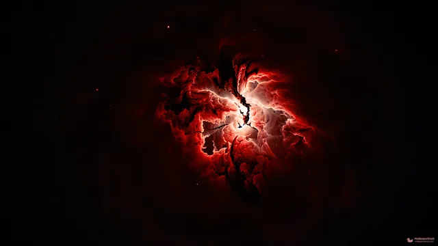 Dust Veiled Emission Core — Cosmic & astrophotography 4K wallpaper