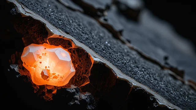 Sphalerite Fluorescence — Crystals & minerals 4K wallpaper