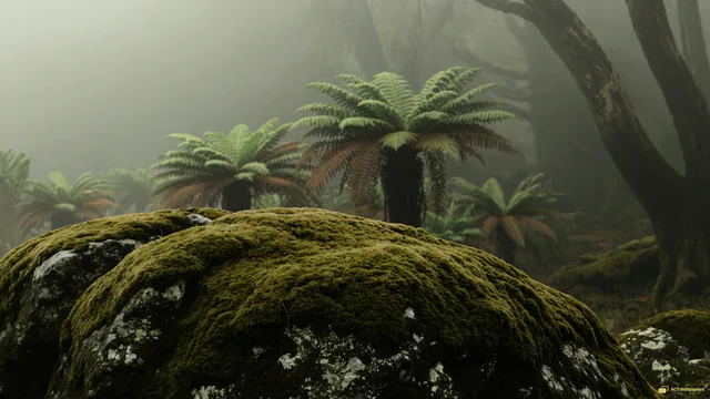 Mossy Sage Forest — Sage atmosphere 4K wallpaper