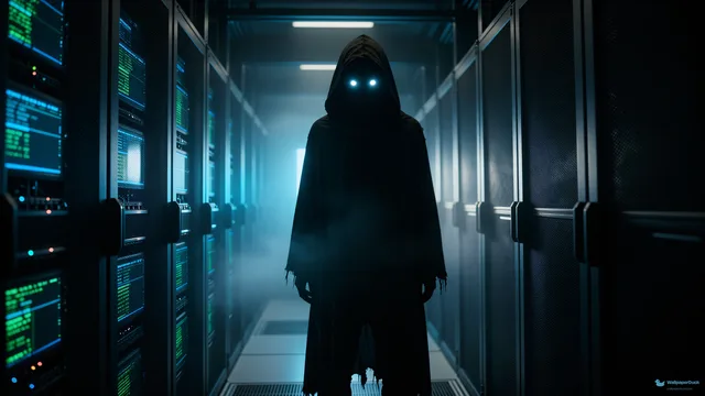 Data Center Specter — Sci-fi interiors 4K wallpaper