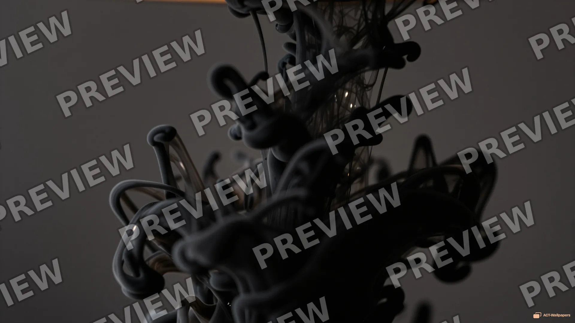 Ink Tendril Suspension — Dark fluid 4K wallpaper