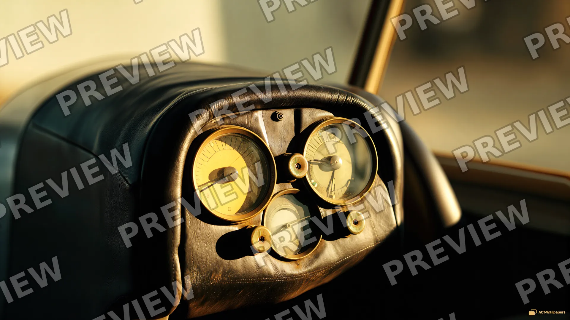Vintage Cockpit Gauges — Analog macro mechanics 4K wallpaper