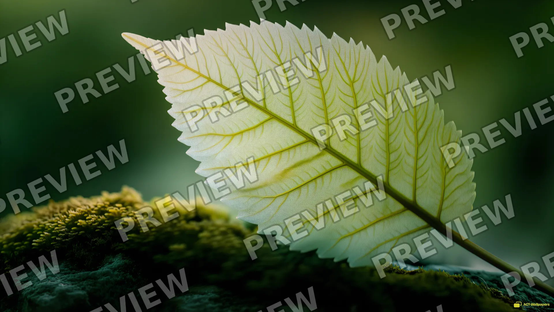Translucent Fern Veins — Botanical macro 4K wallpaper