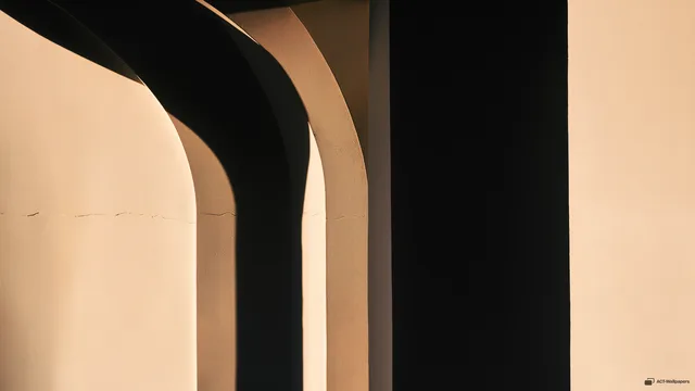 Architectural Shadow Study — Shadow play 4K wallpaper
