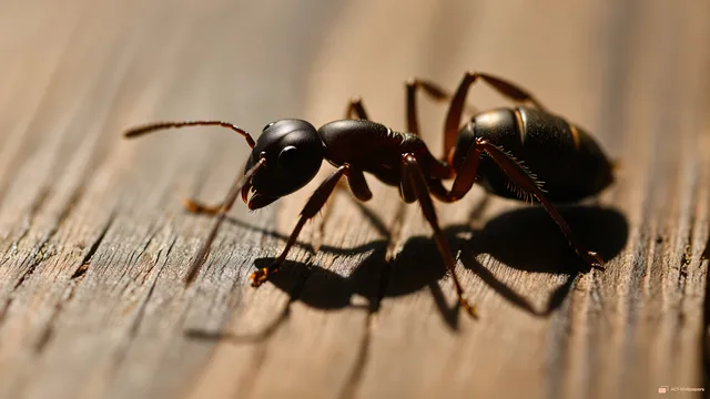Giant Carpenter Ant Macro — Giant ant surface 4K wallpaper