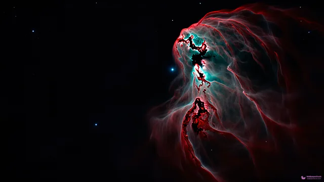 Granular Star-Forming Filaments — Cosmic & astrophotography 4K wallpaper