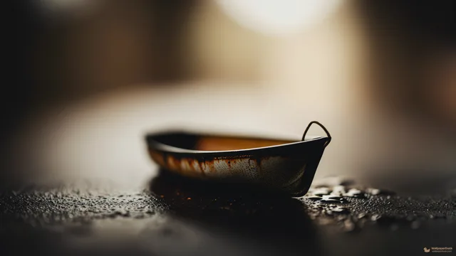 Tin Boat Puddle — Miniature worlds 4K wallpaper