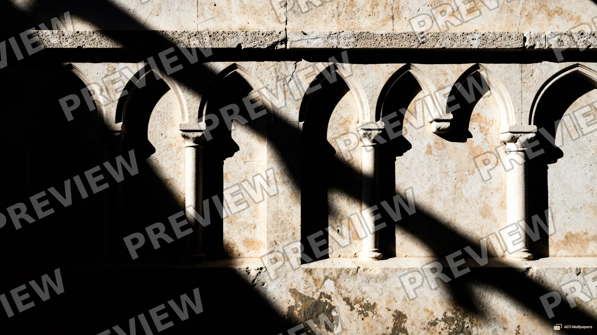 Architectural Shadow Lattice — Shadow play 4K wallpaper