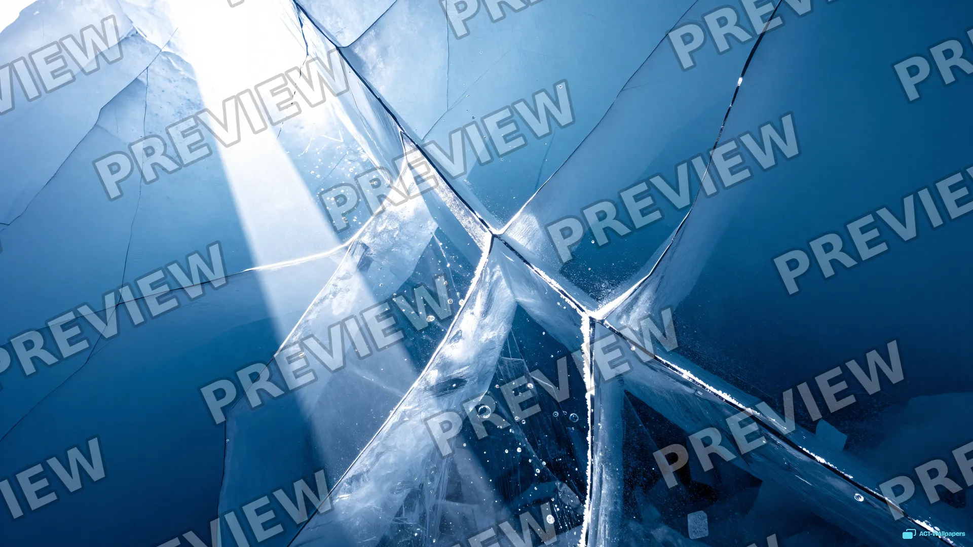 Glacial Crystal Lattice — Ice macro 4K wallpaper